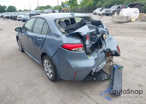2021 Toyota Corolla Le from USA, damaged, VIN JTDEPMAE0MJ129262